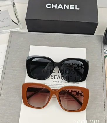 Chanel Sunglasses women' fashion  Rectangle Butterfly glasses #A53473