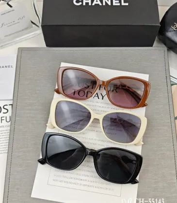Chanel Sunglasses women' fashion  Rectangle Butterfly glasses #A53474