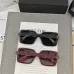 Chanel Sunglasses women' fashion  Rectangle Butterfly glasses #A53475