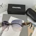 Chanel Sunglasses women' fashion  Rectangle Butterfly glasses #A53476