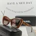 Chanel Sunglasses women' fashion  Rectangle Butterfly glasses #A53477