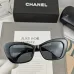 Chanel Sunglasses women' fashion  Rectangle Butterfly glasses #A53477