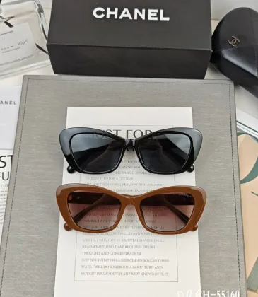 Chanel Sunglasses women' fashion  Rectangle Butterfly glasses #A53477