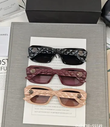 Chanel Sunglasses women' fashion  Rectangle Butterfly glasses #A53478
