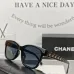 Chanel Sunglasses women' fashion  Rectangle Butterfly glasses #A53479