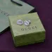 Gucci Heritage Gold Studs Classic Interlocking G Design earring #A52293