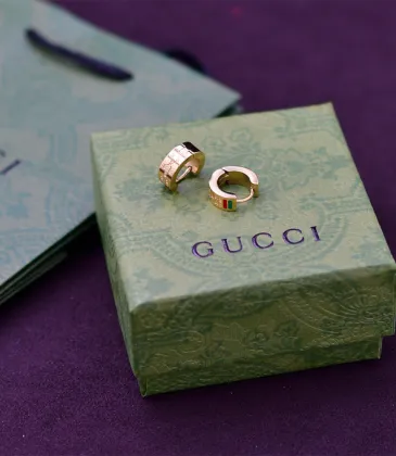 Brand G Heritage Gold Studs Classic Interlocking G Design earring #A52294