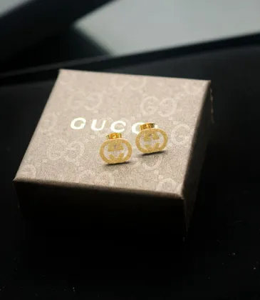 Brand G Heritage Gold Studs Classic Interlocking G Design earring #A52296
