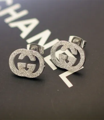 Brand G Heritage Gold Studs Classic Interlocking G Design earring #A52297