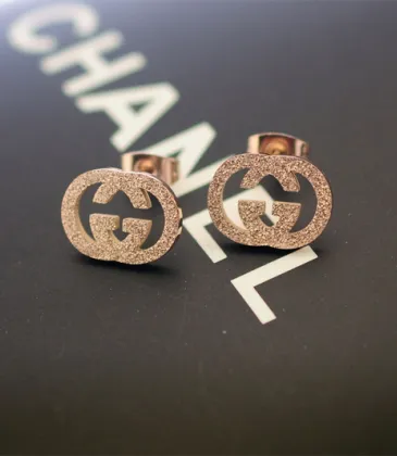 Brand G Heritage Gold Studs Classic Interlocking G Design earring #A52298