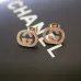 Gucci Heritage Gold Studs Classic Interlocking G Design earring #A52298