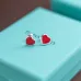 Tiffany Cute Heart Stud Earrings   Colorful Everyday Jewelry for Women #A52309