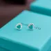 Tiffany Cute Heart Stud Earrings   Colorful Everyday Jewelry for Women #A52310