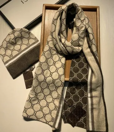 Brand G Wool knitted Scarf and cap #999909604