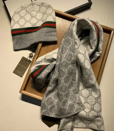 Brand G Wool knitted Scarf and cap #999909606