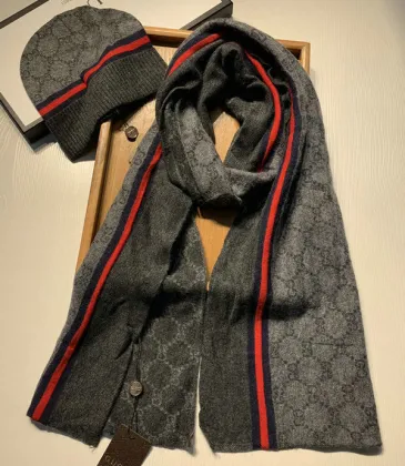 Brand G Wool knitted Scarf and cap #999909607
