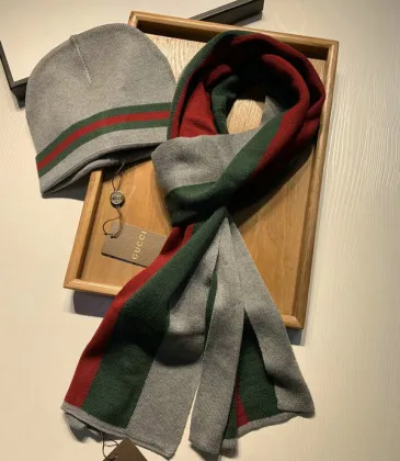 Brand G Wool knitted Scarf and cap #999909608