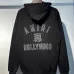 AMIRI Black Hoodie With Bold White Hollywood Logo And Ornate Emblem #A54289