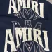 AMIRI Black Hoodie With Large Back Gold Logo And Ornate Design Elements #A54286