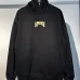 AMIRI Black Hoodie With Large Back Gold Logo And Ornate Design Elements #A54286
