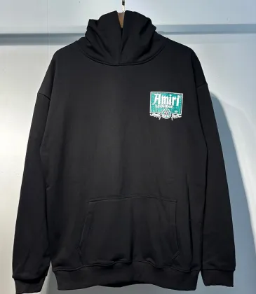 AMIRI Black Hoodie With Retro Lounge Graphic And Hollywood CA Details #A54288