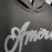 AMIRI Black Hoodie With Signature Script Logo For Timeless Streetwear Style #A54290