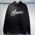AMIRI Black Hoodie With Signature Script Logo For Timeless Streetwear Style #A54290