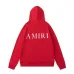 White/Black/Red AMIRI Hoodie With Bold Back Logo For Stylish Casual Outfits #A54407