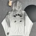 Chrome Hearts Gray Gradient Hoodie With Embroidered Logo Trendy Luxury Streetwear Piece #A54372