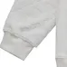 Dior White Textured Hoodie With Signature Pattern For Sophisticated Casual Style #A54274