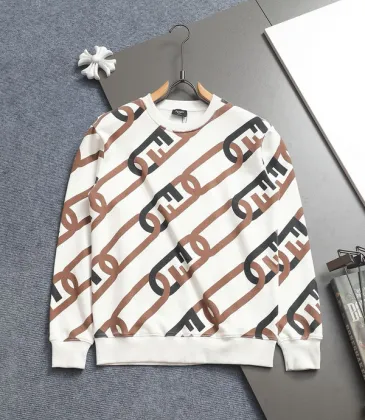 Fenid Classic Crew-Neck Sweatshirt with Brand Label Detail #A54356