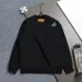 Louis Vuitton Black Crew Neck Sweatshirt with Colorful Butterfly Embroidery #A54354