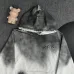 Louis Vuitton Gray Gradient Hoodie With Embroidered Artistic Cloud Pattern High Fashion Streetwear #A54371