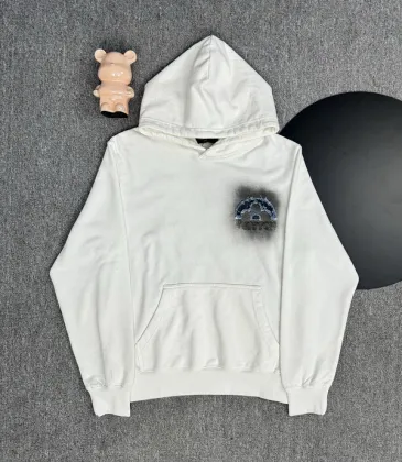 Louis Vuitton Hoodie With Denim LV Logo Embroidery And Faded Effect Trendy Luxury Streetwear #A54370