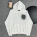 Louis Vuitton Hoodie With Denim LV Logo Embroidery And Faded Effect Trendy Luxury Streetwear #A54370