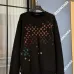 Louis Vuitton Mens Black Crew  Neck Sweatshirt with Colorful Monogram Patterns #A54400
