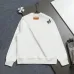 Louis Vuitton White Crew Neck Sweatshirt with Colorful Butterfly Embroidery #A54353
