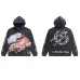 Godspeed Red/Black Hoodie With Hollywood Graphic And Intricate Back Design #A54413