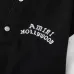 AMIRI Black And White Varsity Jacket With Hollywood Embroidered Logo For Trendy Streetwear #A54285