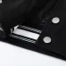 AMIRI Black And White Varsity Jacket With Hollywood Embroidered Logo For Trendy Streetwear #A54285