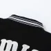 AMIRI Black And White Varsity Jacket With Hollywood Embroidered Logo For Trendy Streetwear #A54285
