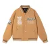Black AMIRI Bomber Jacket With Angel And Garden Embroidery For Fashion Fans #A54406