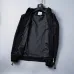 Burberry Men's Black Hooded Windbreaker Jacket with Brand Emblem #A54306
