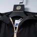 Burberry Men's Black Hooded Windbreaker Jacket with Brand Emblem #A54306