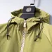 Burberry Stylish Olive Green Hooded Windbreaker Jacket with Brand Detailing #A54305