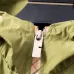 Burberry Stylish Olive Green Hooded Windbreaker Jacket with Brand Detailing #A54305
