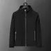 Hugo Boss Men's Hooded Windbreaker Jacket Black Lightweight Outerwear #A54302