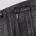 AMIRI Distressed Gray Jeans With Colorful Embroidered Patterns And Unique Ripped Details #A54414