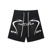 Hellstar Short pants Black/Grey/Red #A53237