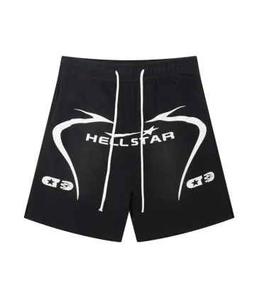 Hellstar Short pants Black/Grey/Red #A53237